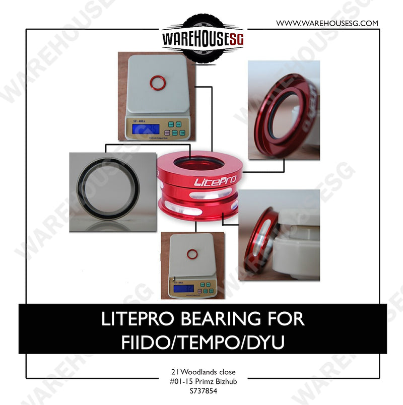 Litepro Folding Bike Bearing Headset 44mm
