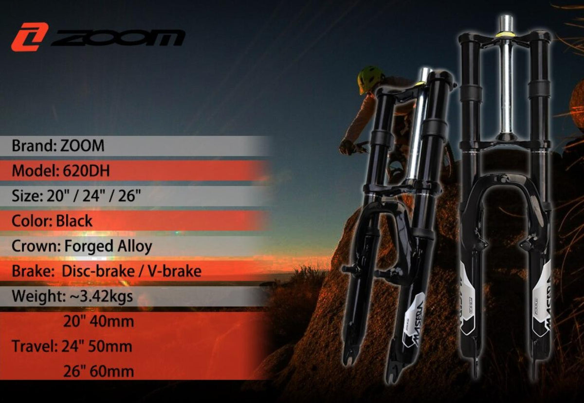 Zoom dual crown fork hotsell