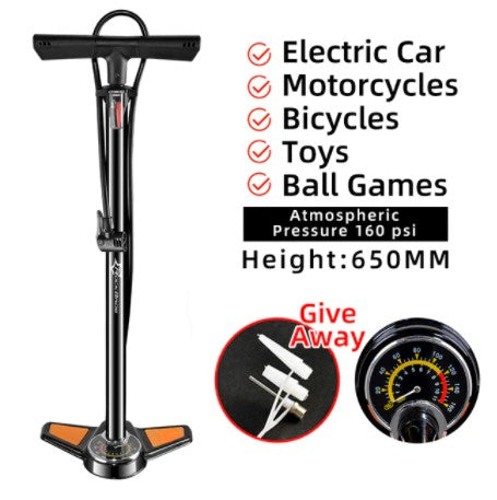 ROCKBROS Bike Floor Pump High Pressure Cycling Pump GP6532B