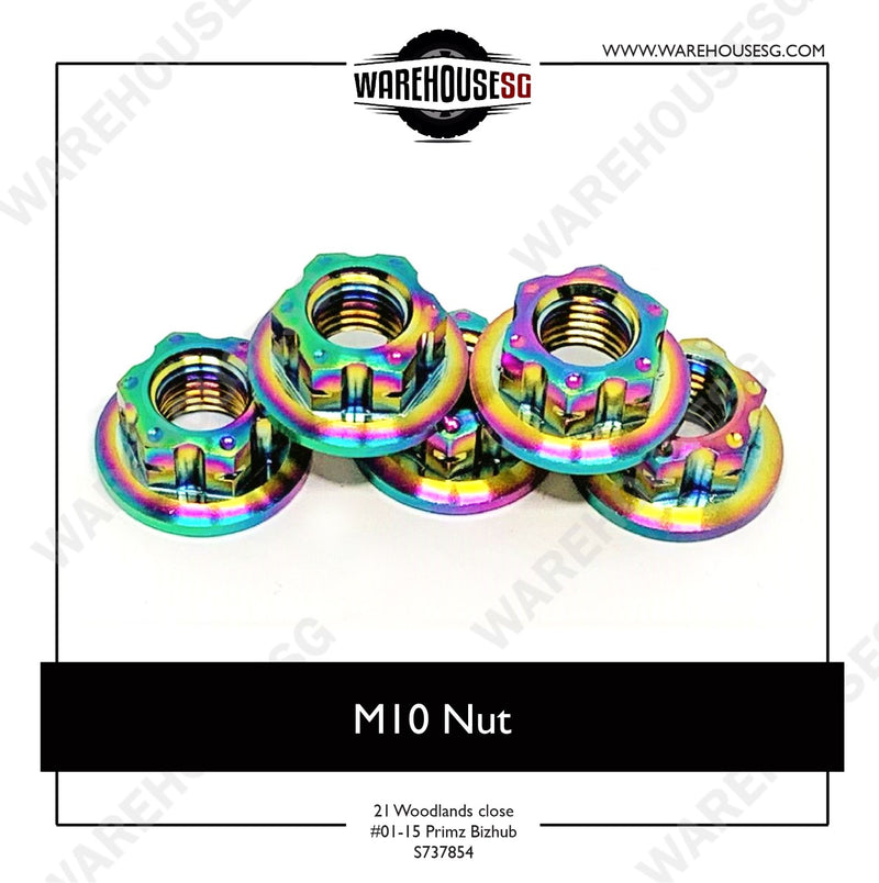 Titanium Nut - M10