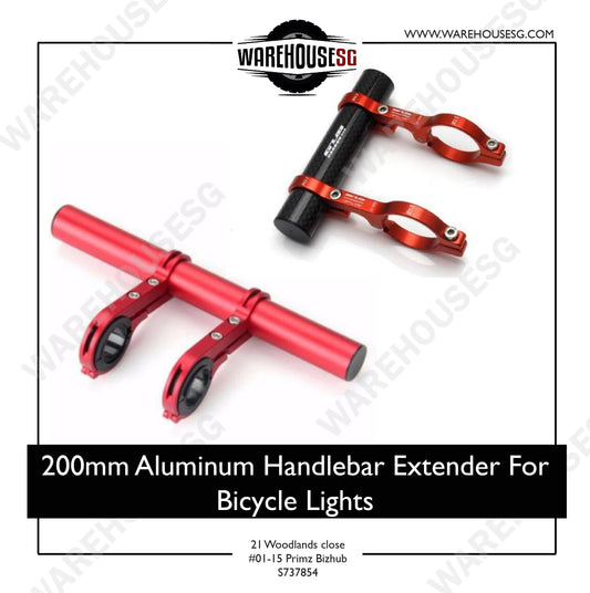200mm Aluminum Handlebar Extender For Bicycle Lights