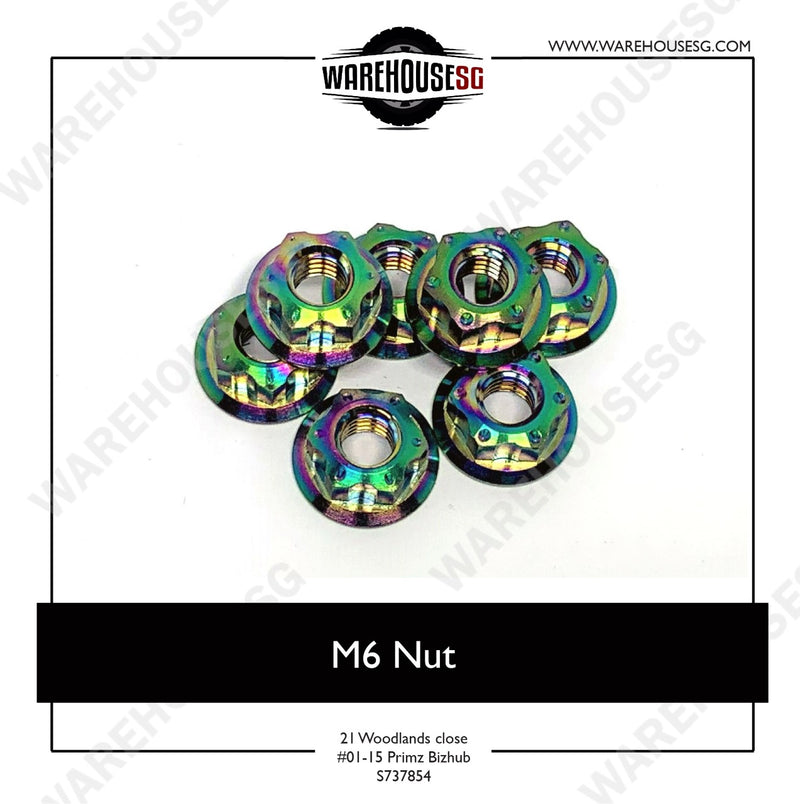 Titanium Nut - M6