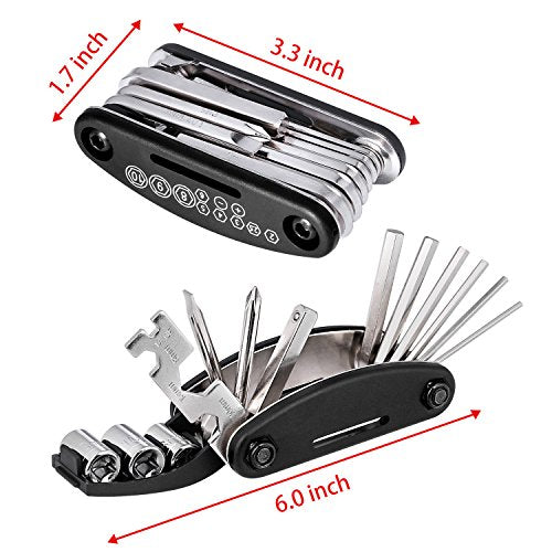 16-IN-1 Allen Key Set Multipurpose Bicycle Repair Tool