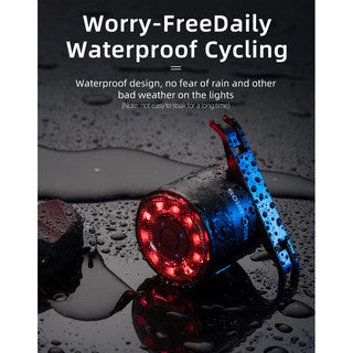 ROCKBROS Bicycle Rear Light /Tail Light /USB Charging Safety Light / Colorful Cycling Light