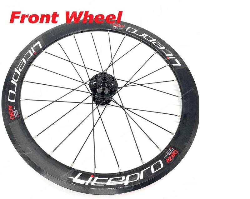 Litepro S42 406 451 Folding Bike Disc Brake Wheel Set Double Wall Rims