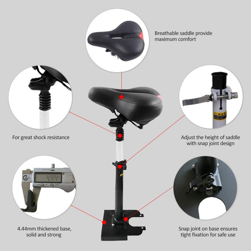 Foldable Saddle Cushion Seat for Xiaomi Mijia M365 Electric Scooter