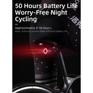ROCKBROS Bicycle Rear Light /Tail Light /USB Charging Safety Light / Colorful Cycling Light