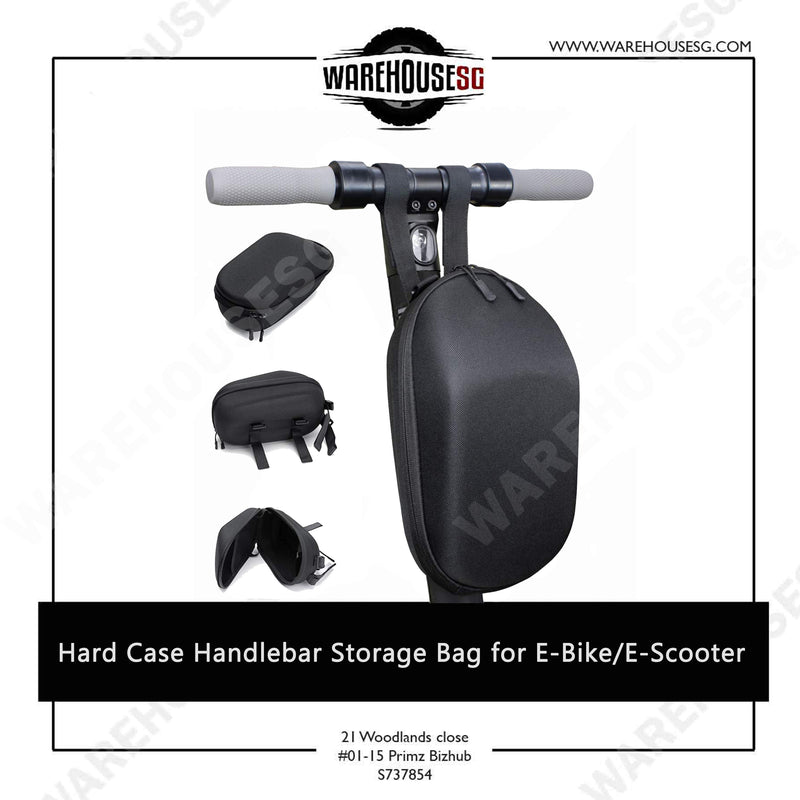 Hard Case Handlebar Storage Bag for E-Bike/E-Scooter/Bicycle/Scooter