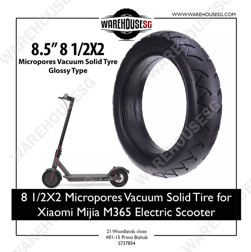 8 1/2X2 Micropores Vacuum Solid Tire for Xiaomi Mijia M365 Electric Scooter