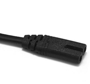 Universal EU Standard to Figure 8 2-Pin Plug AC Power Cable Lead Cord 250V