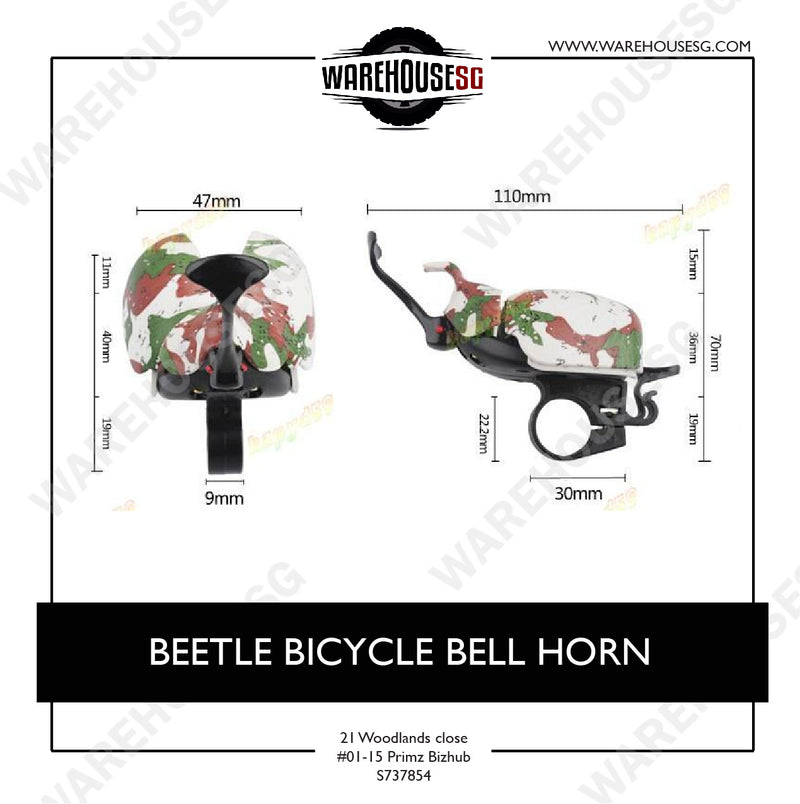 BEETLE BICYCLE BELL HORN