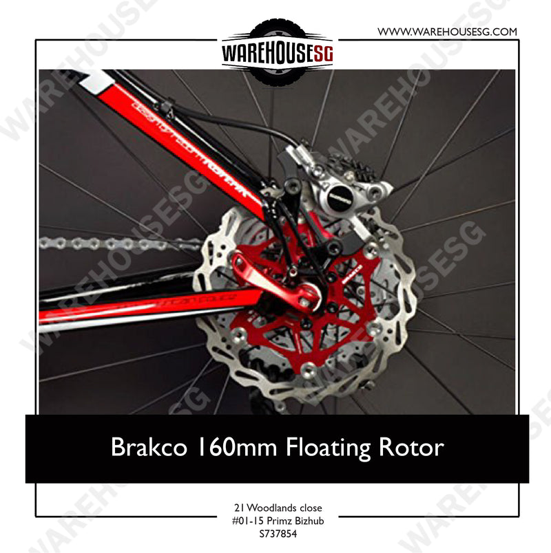 Brakco 160mm Floating Rotor
