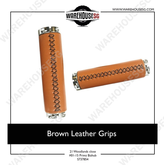 Brown Leather Grips
