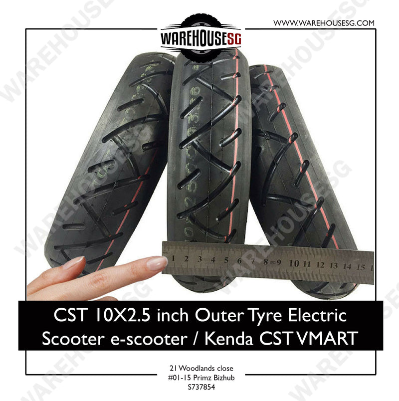 CST 10X2.5 inch Outer Tyre Electric Scooter e-scooter / Kenda CST VMART