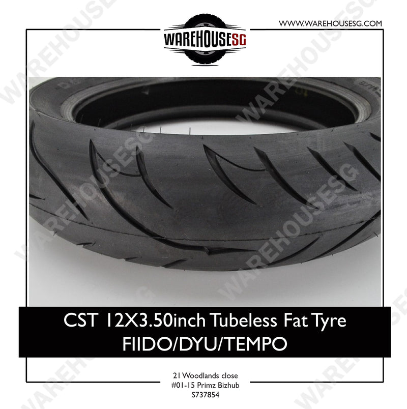 CST 12X3.50 inch Tubeless Fat Tyre FIIDO/DYU/TEMPO