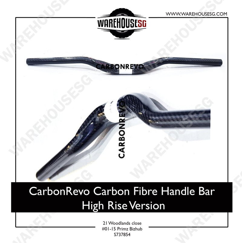 CarbonRevo Carbon Fibre Handle Bar – High Rise Version
