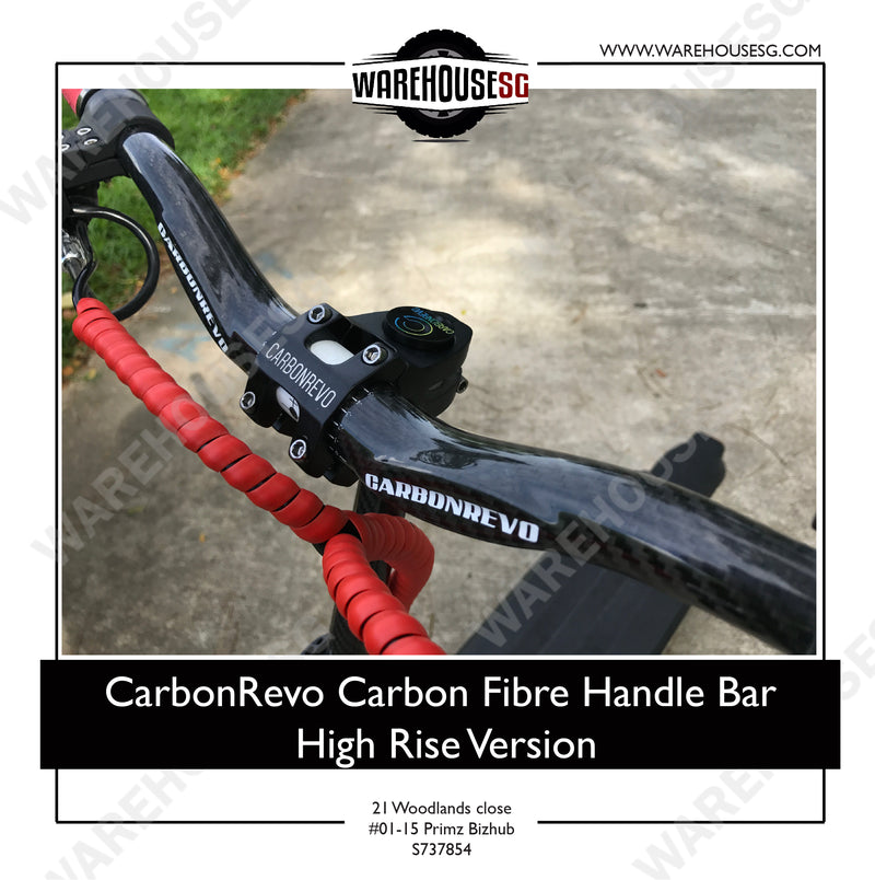 CarbonRevo Carbon Fibre Handle Bar – High Rise Version