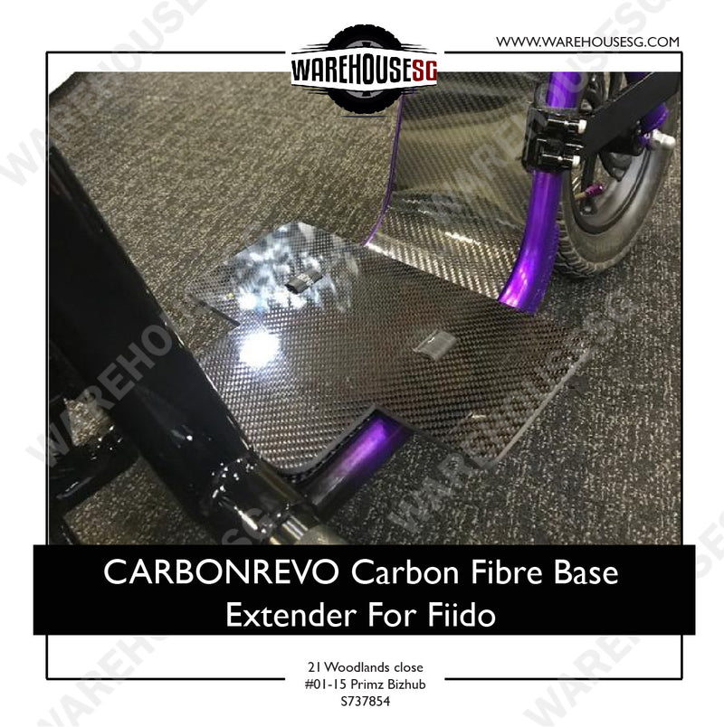 Carbonrevo Carbon Fibre Base Extender For Fiido