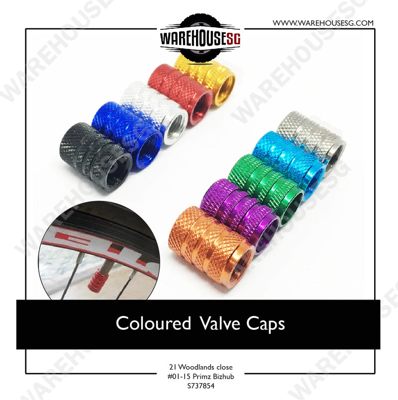 Coloured Valve Caps