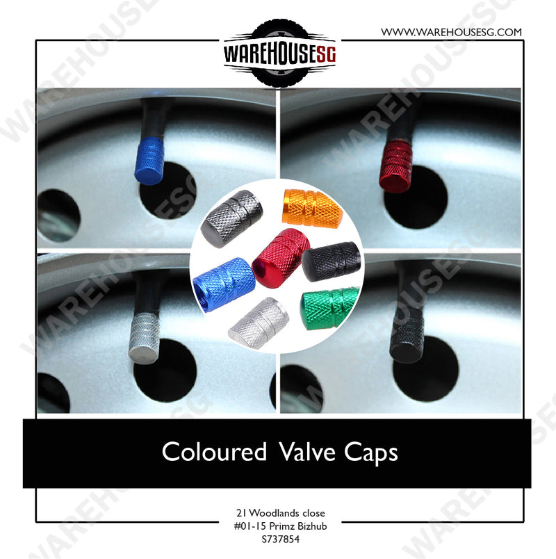 Coloured Valve Caps