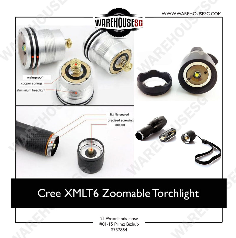 Cree XMLT6 Zoomable Torchlight