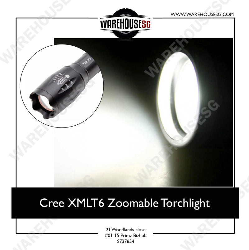 Cree XMLT6 Zoomable Torchlight