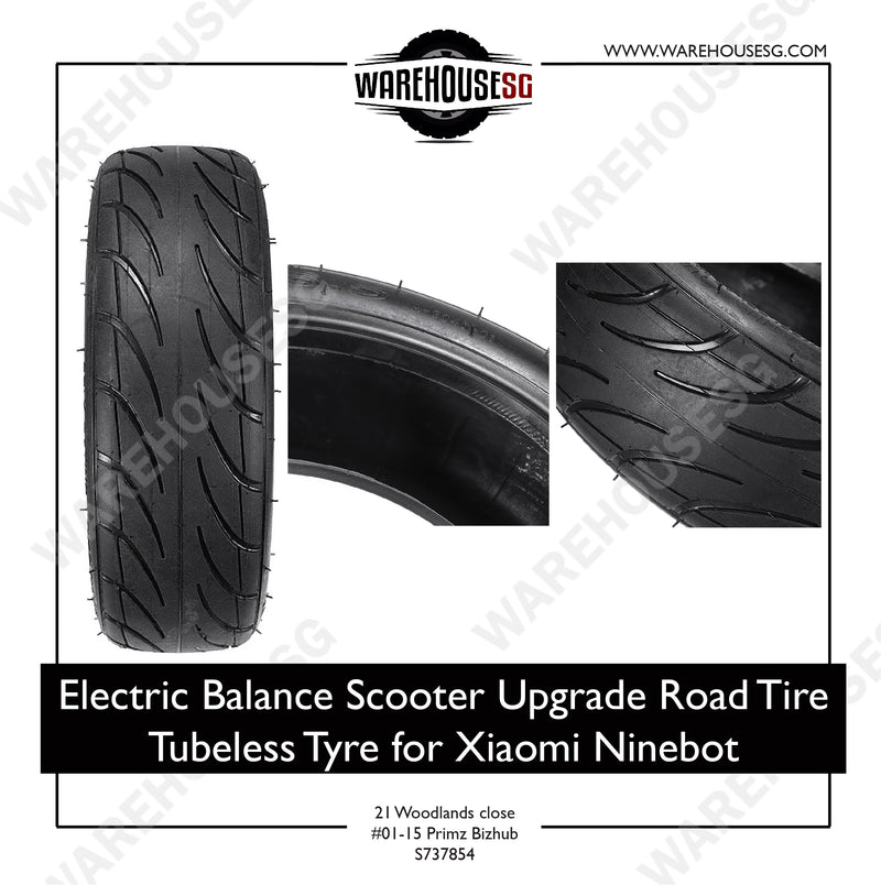 Electric Balance Scooter Upgrade Road Tire Tubeless Tyre for Ninebot 70/65-6.5