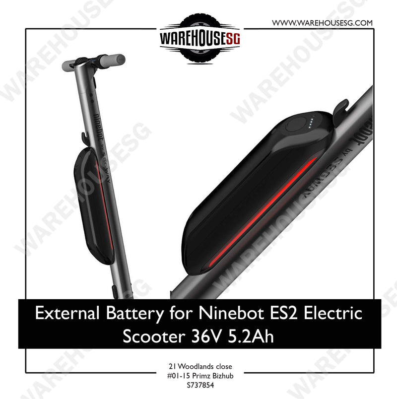 Segway Original External Battery for Ninebot ES2 Electric Scooter 36V 5.2Ah