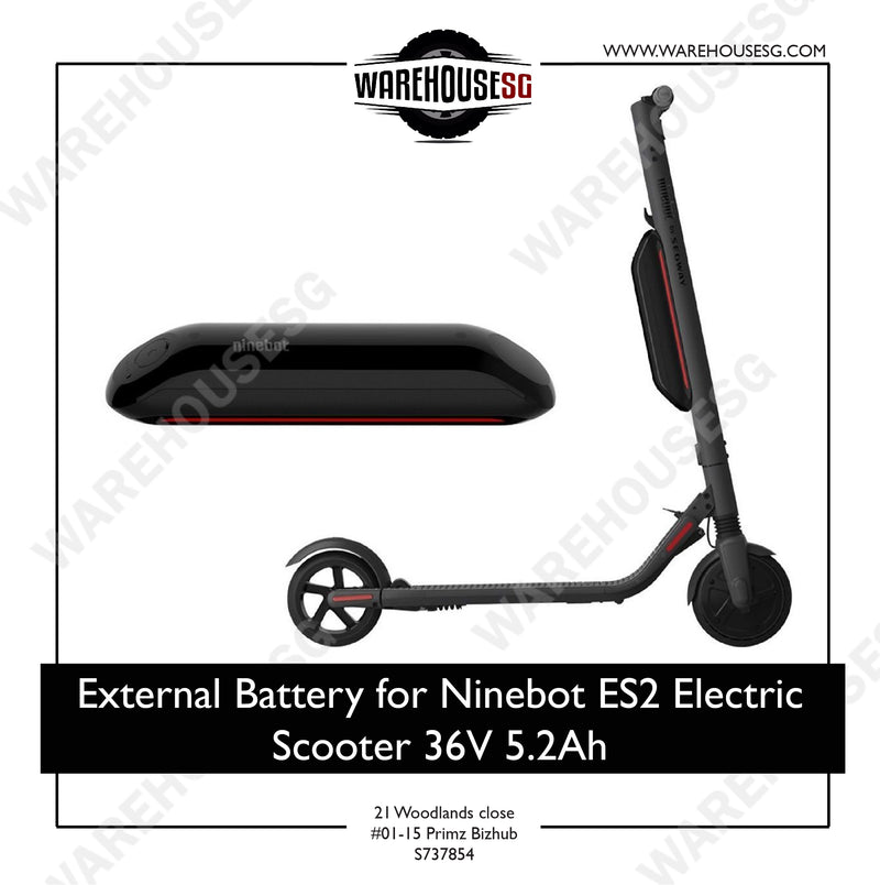 Segway Original External Battery for Ninebot ES2 Electric Scooter 36V 5.2Ah