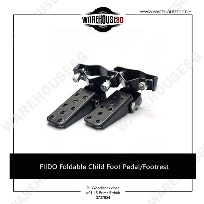 FIIDO Foldable Child Foot Pedal/Footrest (1 Pair)