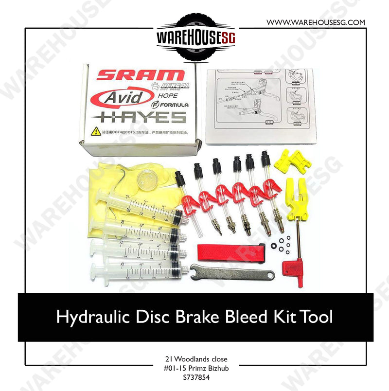 Hydraulic Disc Brake Bleed Kit Tool