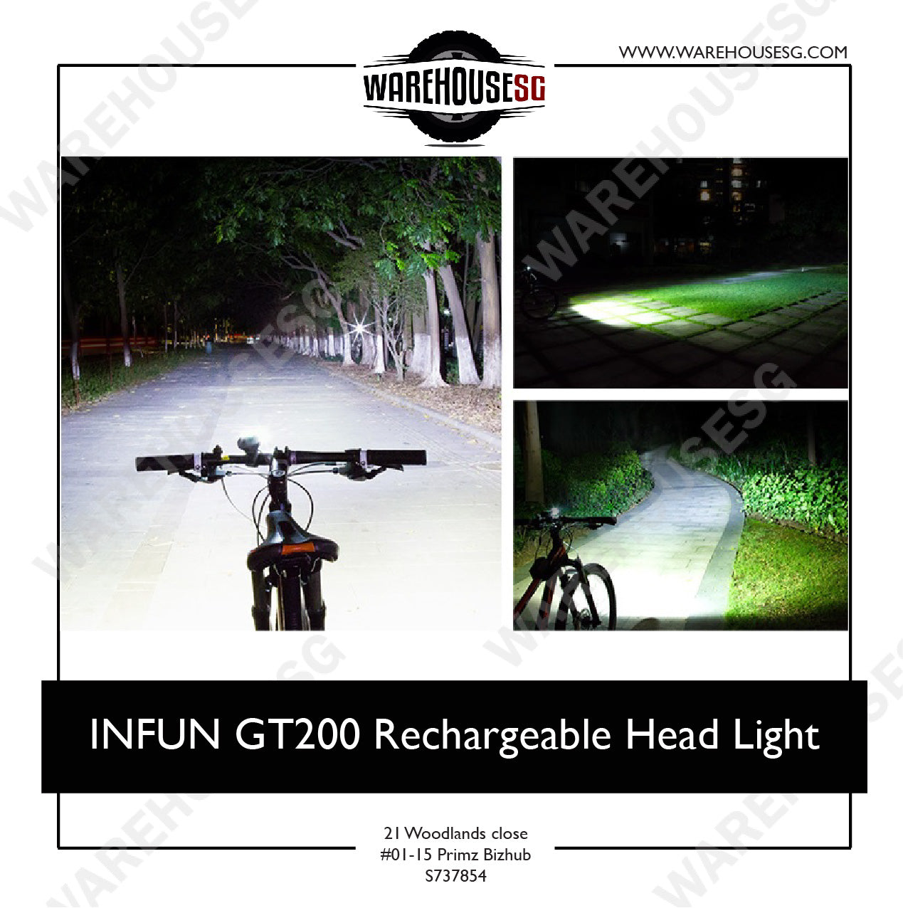 INFUN GT200 Rechargeable Head Light