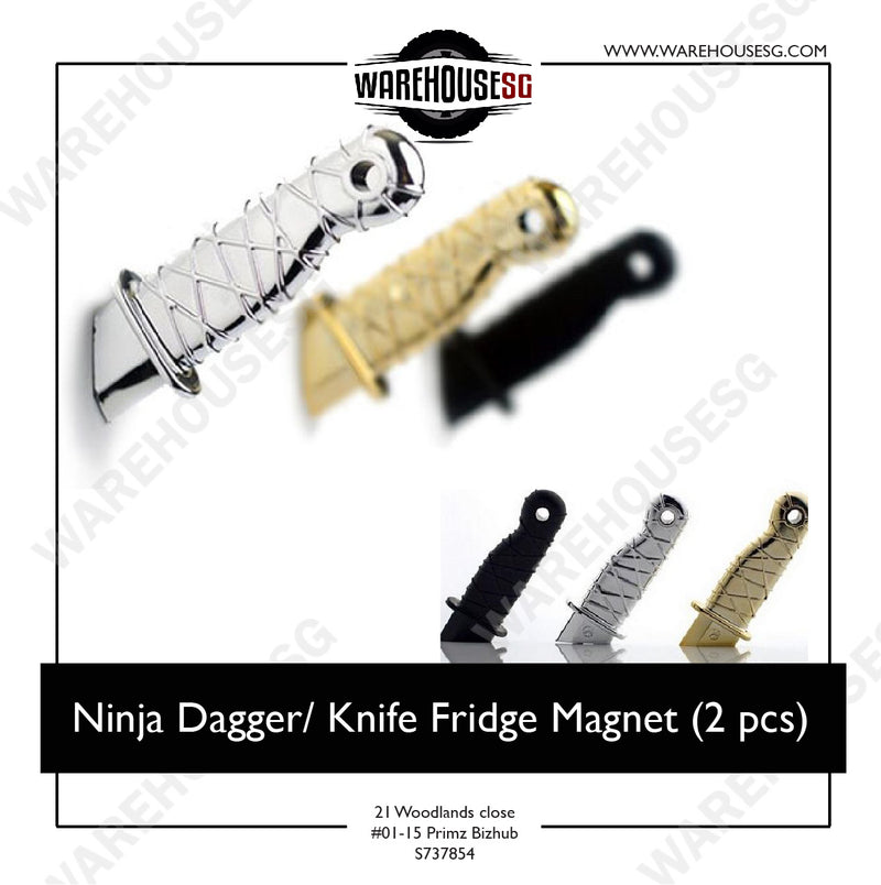 Ninja Dagger/ Knife Fridge Magnet (2 pcs)