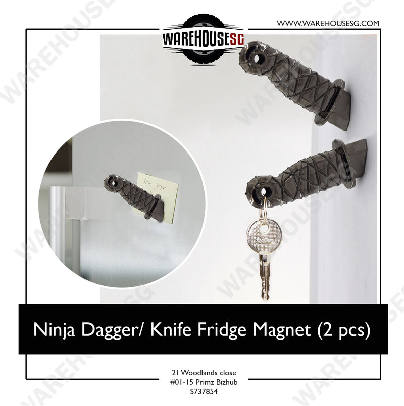 Ninja Dagger/ Knife Fridge Magnet (2 pcs)