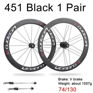 Litepro S42 406 451 Folding Bike Disc Brake Wheel Set Double Wall Rims
