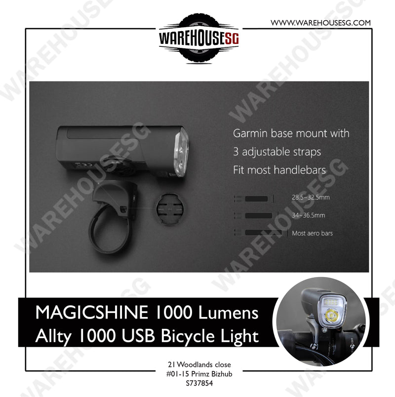 MAGICSHINE 1000 Lumens Allty 1000 USB Bicycle Light