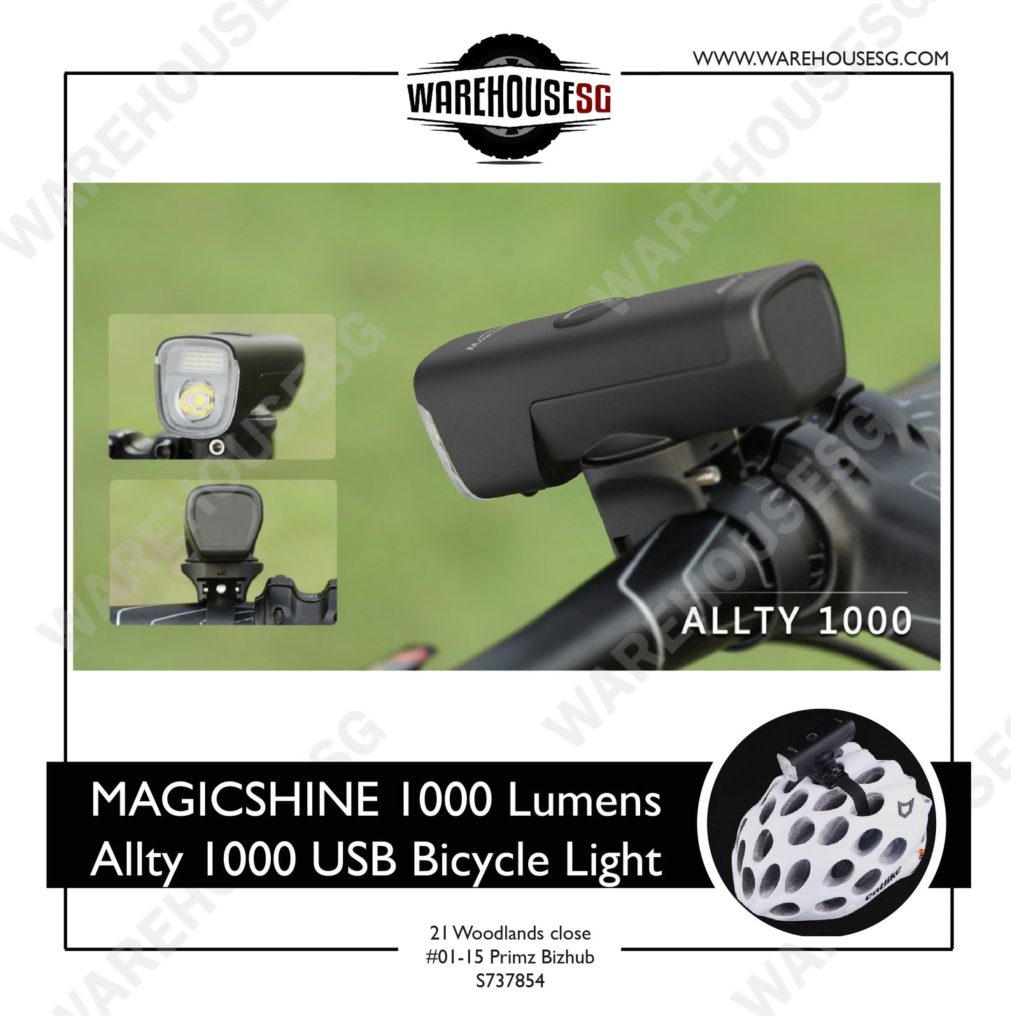 MAGICSHINE 1000 Lumens Allty 1000 USB Bicycle Light