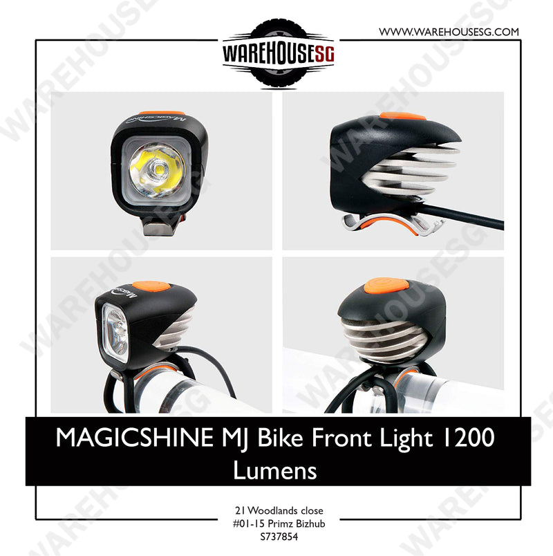 MAGICSHINE MJ Bike Front Light 1200 Lumens