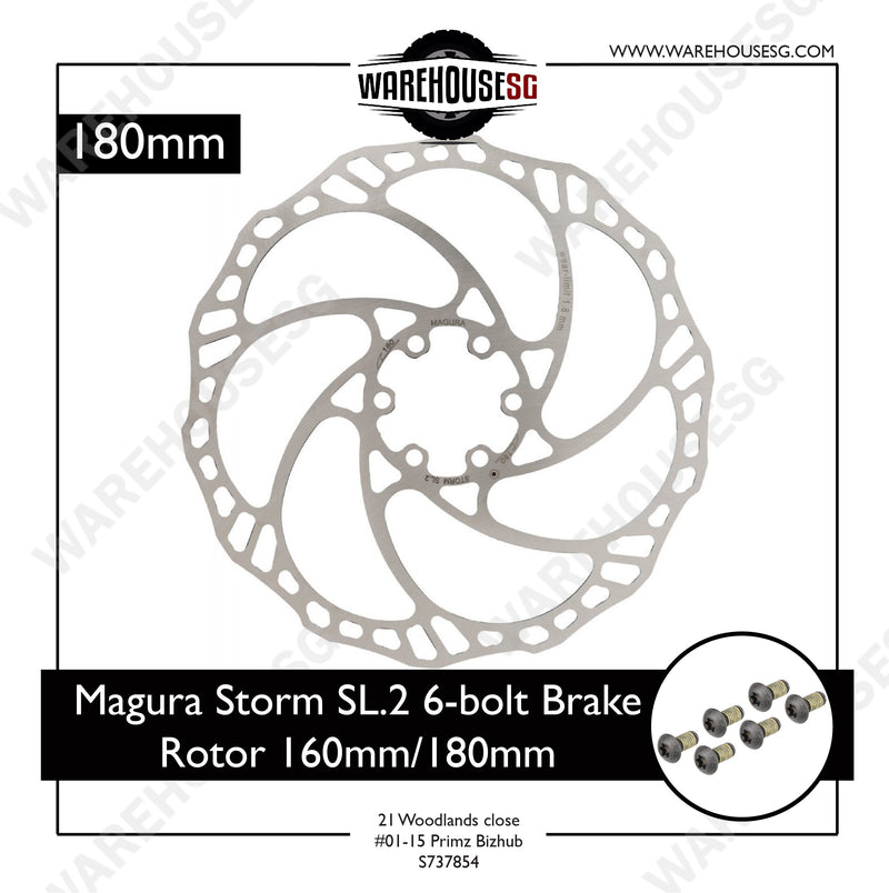 Magura Storm SL.2 6-bolt Brake Rotor 160mm/180mm