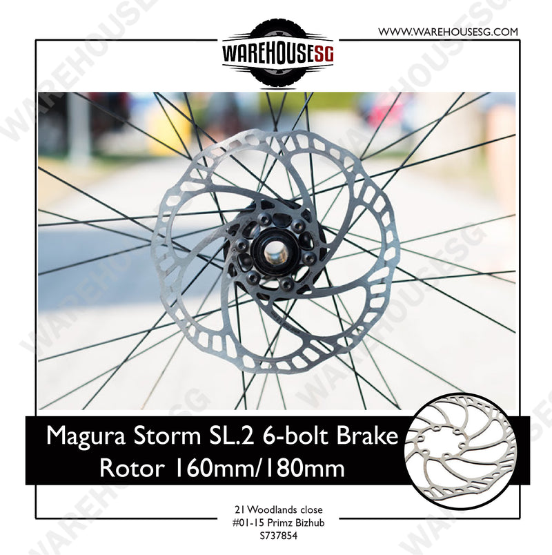 Magura Storm SL.2 6-bolt Brake Rotor 160mm/180mm