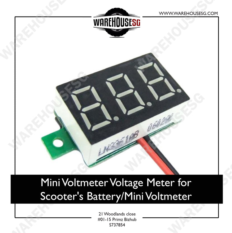 Mini Voltmeter Voltage Meter for Scooter's battery/Mini Voltmeter