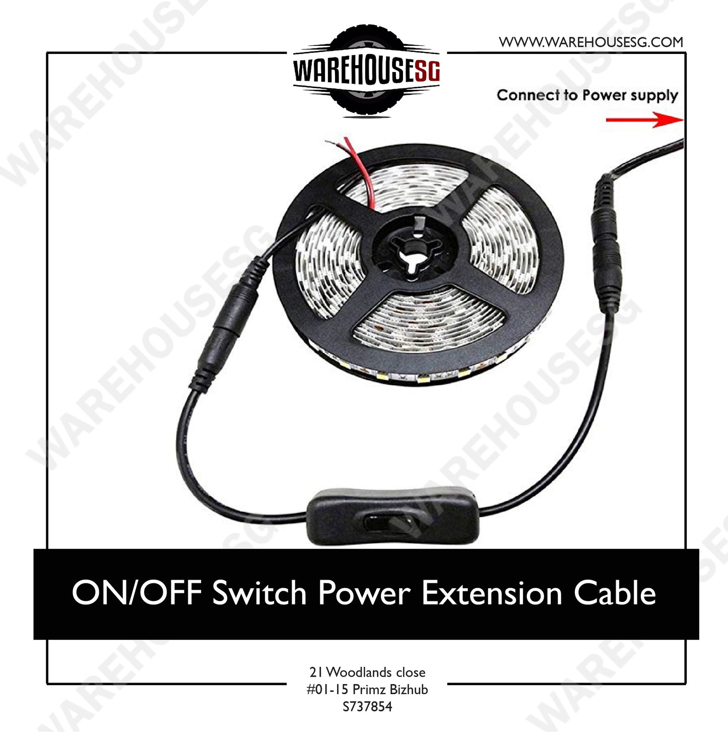 ON/OFF Switch Power Extension Cable – WAREHOUSESG