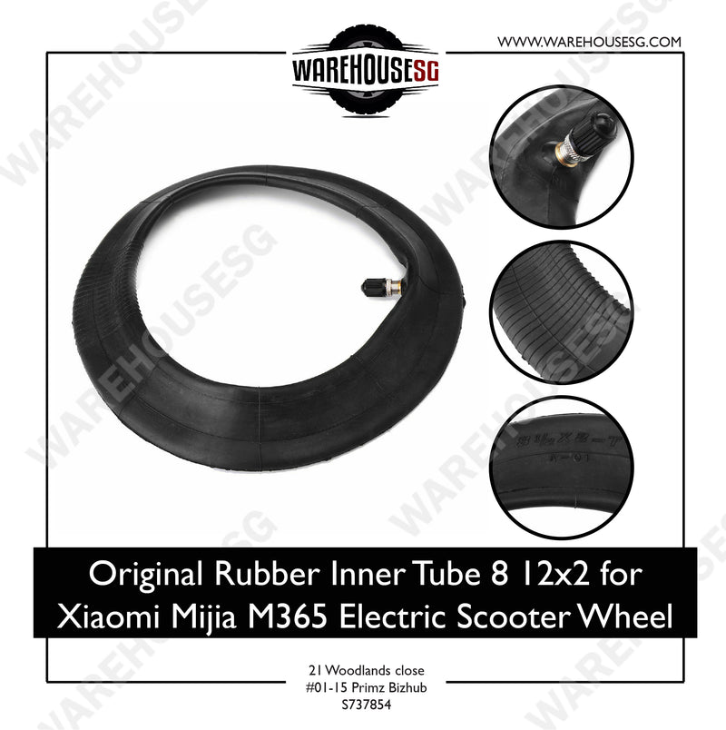 Original Rubber Inner Tube 8 1/2x2 for Xiaomi Mijia M365 Electric Scooter Wheel Tyre
