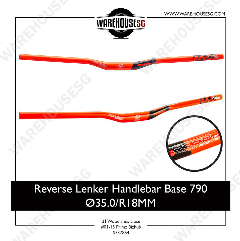 Reverse Lenker Handlebar Base 790 Ø35.0/R18MM