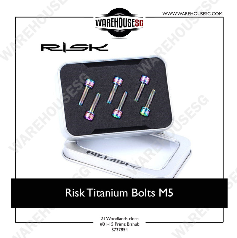 Risk Titanium Bolts M5