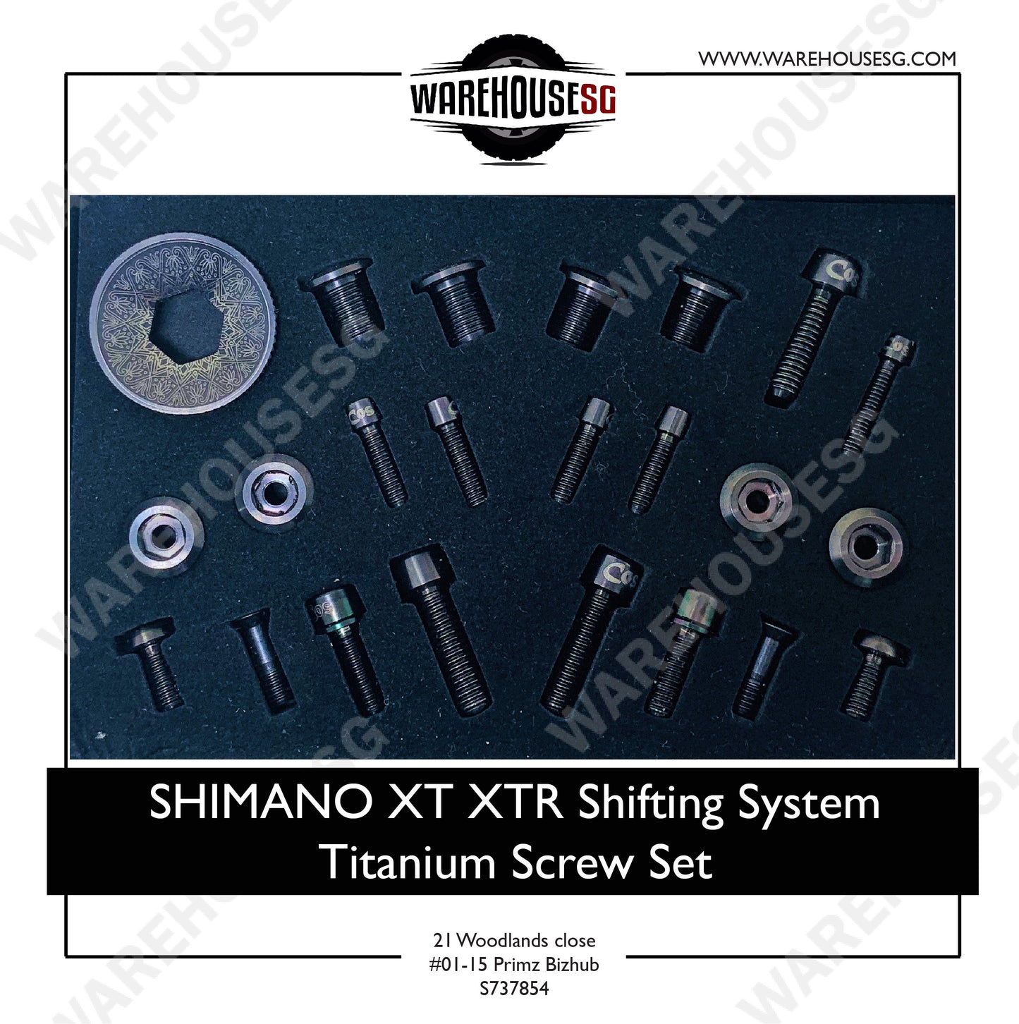 SHIMANO XT/ XTR Shifting System Titanium Screw Set
