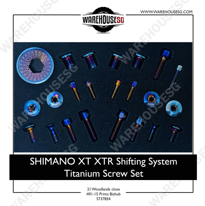 SHIMANO XT/ XTR Shifting System Titanium Screw Set
