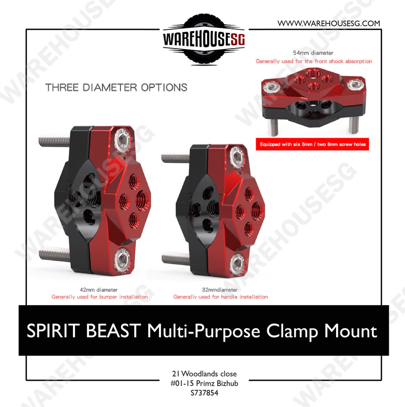 SPIRIT BEAST Multi-purpose Clamp/Mount