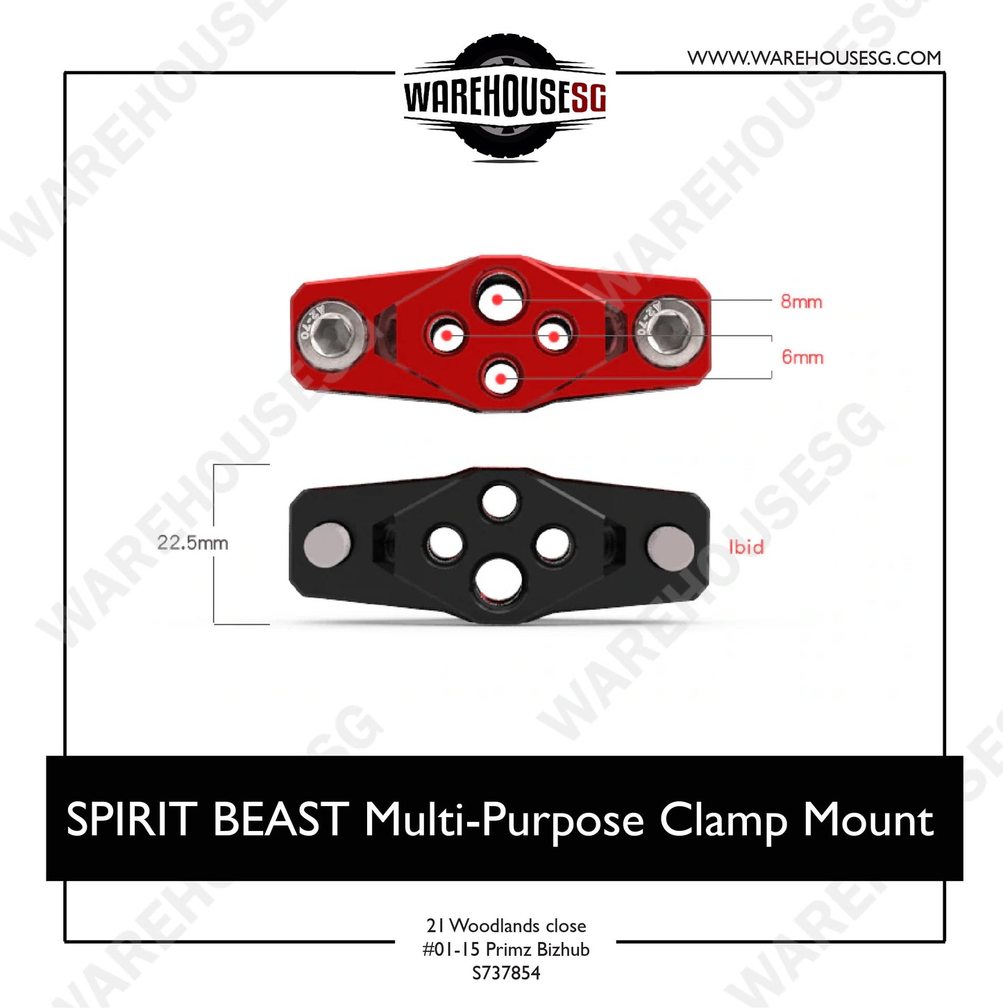 SPIRIT BEAST Multi-purpose Clamp/Mount