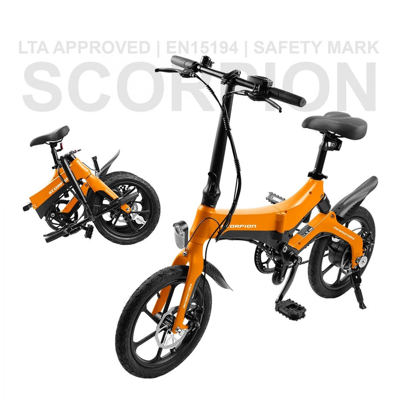 Scorpion Electric Bike | LTA Approved | EN15194 | Safety Mark